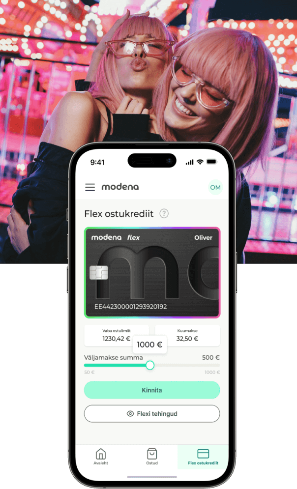 Modena Flex virtuaalne krediitkaart